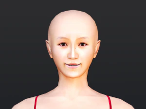 Femmina 8 - CON 30 ANIMAZIONI-36 MORPH Modello 3D