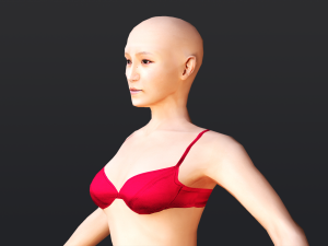 Female 8 - WITH 30 ANIMATIONS-36 MORPH Model 3D