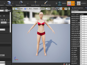 Female 8 - WITH 30 ANIMATIONS-36 MORPH Model 3D