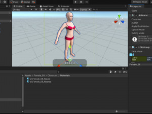 Female 8 - WITH 30 ANIMATIONS-36 MORPH Model 3D