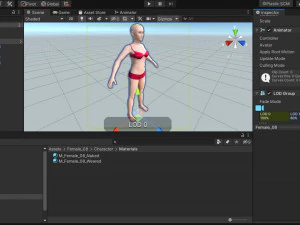 Female 8 - WITH 30 ANIMATIONS-36 MORPH 3D Model