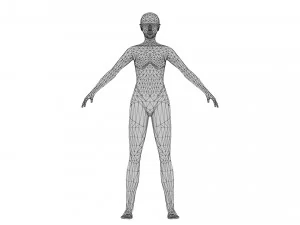 Female 8 - WITH 30 ANIMATIONS-36 MORPH 3D Model