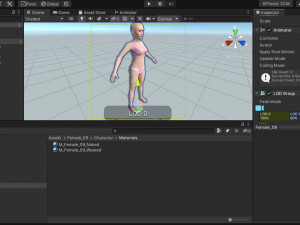 Female 9 - WITH 30 ANIMATIONS-36 MORPH Model 3D