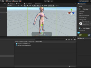 Female 9 - WITH 30 ANIMATIONS-36 MORPH 3D Model