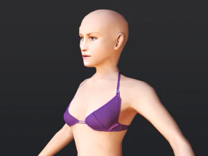 Female 10 - WITH 30 ANIMATIONS-36 MORPH 3D Model