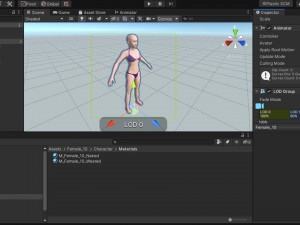 Female 10 - WITH 30 ANIMATIONS-36 MORPH 3D Model