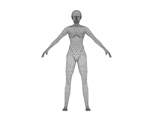 Female 10 - WITH 30 ANIMATIONS-36 MORPH 3D Model