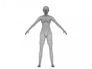Female 10 - WITH 30 ANIMATIONS-36 MORPH 3D Model