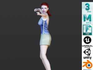 35 ANIMAZIONI DELL'ARCIERE Modello 3D