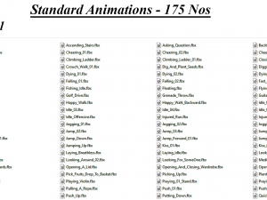 175 STANDARD ANIMATIONS Modelo 3D