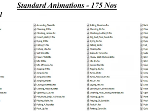 175 STANDARD ANIMATIONS 3D Model
