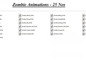 500 ANIMATIONS 3D Model