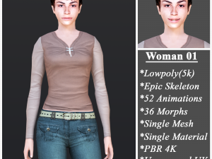 Woman 1 Modelo 3D