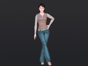 Woman 1 Model 3D