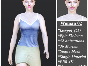 Woman 2 3Dモデル
