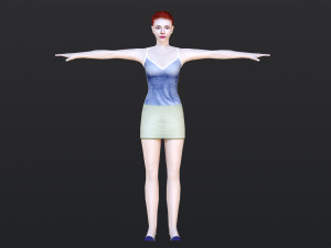 Woman 2 3D Model