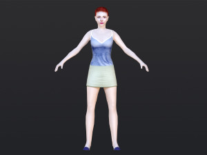 Woman 2 3D Model