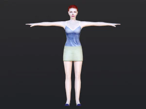 Woman 2 3D Model
