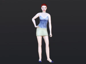 Woman 2 3D Model