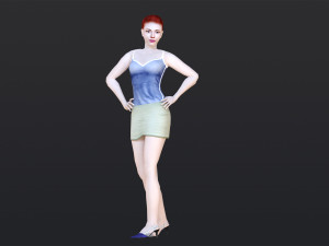 Woman 2 3D Model