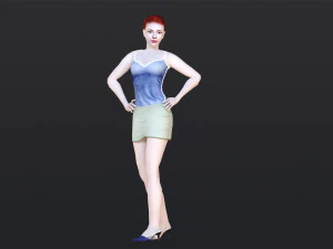 Woman 2 3D Model