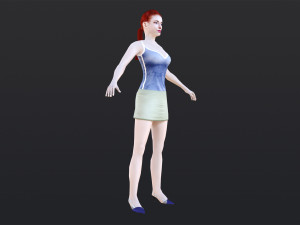 Woman 2 3D Model