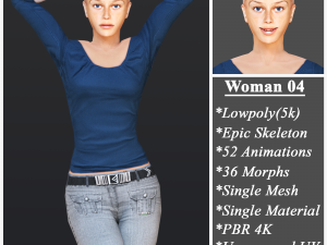 Woman 4 3D Model