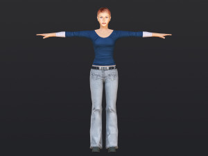 Woman 4 3D 모델