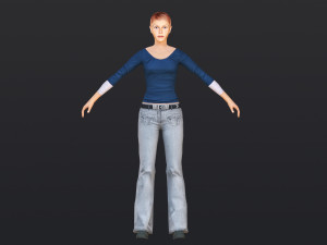 Woman 4 3D 모델