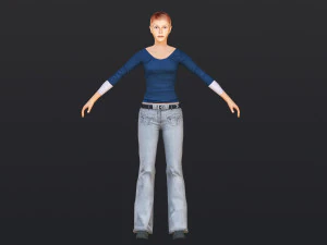 Woman 4 3D Model