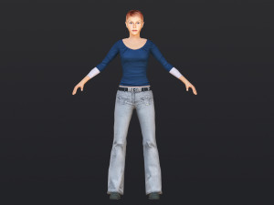 Woman 4 3D 모델