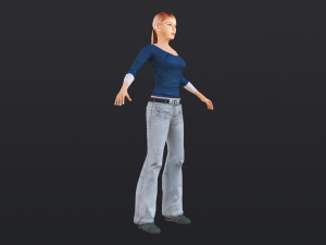 Woman 4 3D 모델