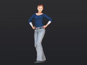 Woman 4 3D 모델