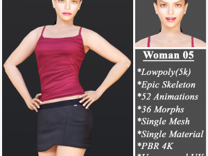Woman 5 3D 模型