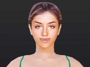 Woman 3 With 52 Animations 32 Morphs 3D Model