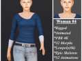 Woman 4 With 52 Animations 32 Morphs Model 3D