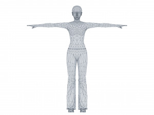 Woman 4 With 52 Animations 32 Morphs Model 3D