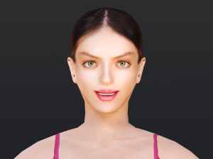 Woman 5 With 52 Animations 32 Morphs 3D Model