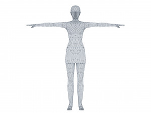 Woman 5 With 52 Animations 32 Morphs 3D Model