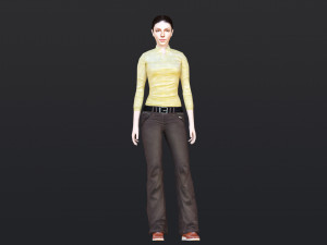 Woman 6 With 52 Animations 32 Morphs Model 3D