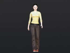 Woman 6 With 52 Animations 32 Morphs 3D Model