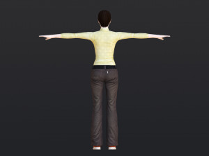Woman 6 With 52 Animations 32 Morphs Model 3D