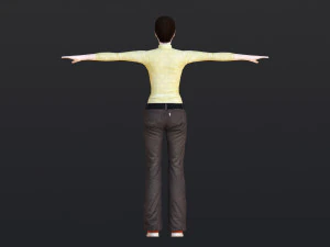 Woman 6 With 52 Animations 32 Morphs 3D Model