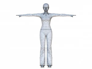 Woman 6 With 52 Animations 32 Morphs 3D Model
