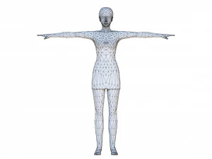 Woman 7 With 52 Animations 32 Morphs 3D Model