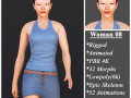 Woman 8 With 52 Animations 32 Morphs Modelo 3D