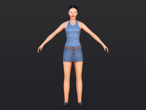 Woman 8 With 52 Animations 32 Morphs 3Dモデル