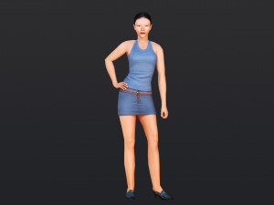 Woman 8 With 52 Animations 32 Morphs 3Dモデル