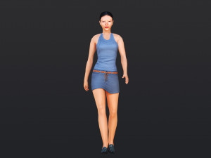 Woman 8 With 52 Animations 32 Morphs 3Dモデル