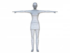 Woman 8 With 52 Animations 32 Morphs 3D Model